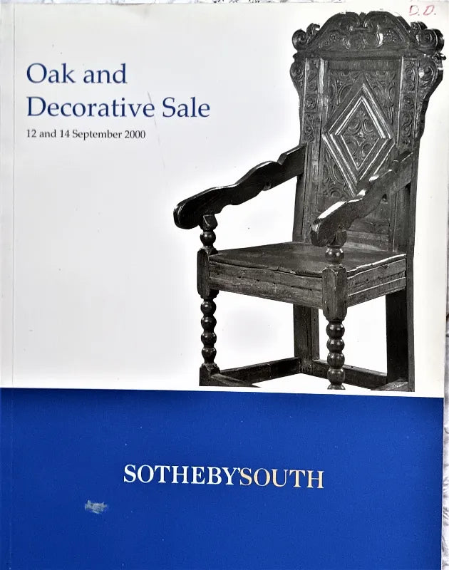 Sotheby's ~ Oak & Decorative Sale ~ Sussex ~ 12. & 14. 09. 2000