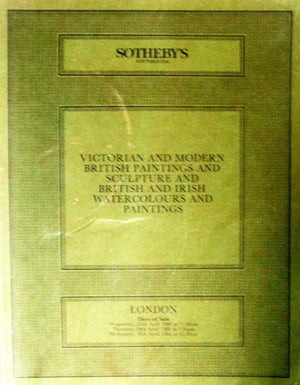 Sotheby's ~ Sculpture & Pictures ~ London ~ 23. 24. & 30. 04.1986