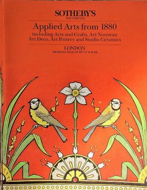 Sotheby's ~ Applied Arts from 1880 ~ London ~ 04. 06. 1987