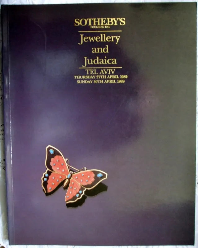 Sotheby's ~ Jewellery & Judaica ~ Tel Aviv ~ 27. & 30. 04. 1989