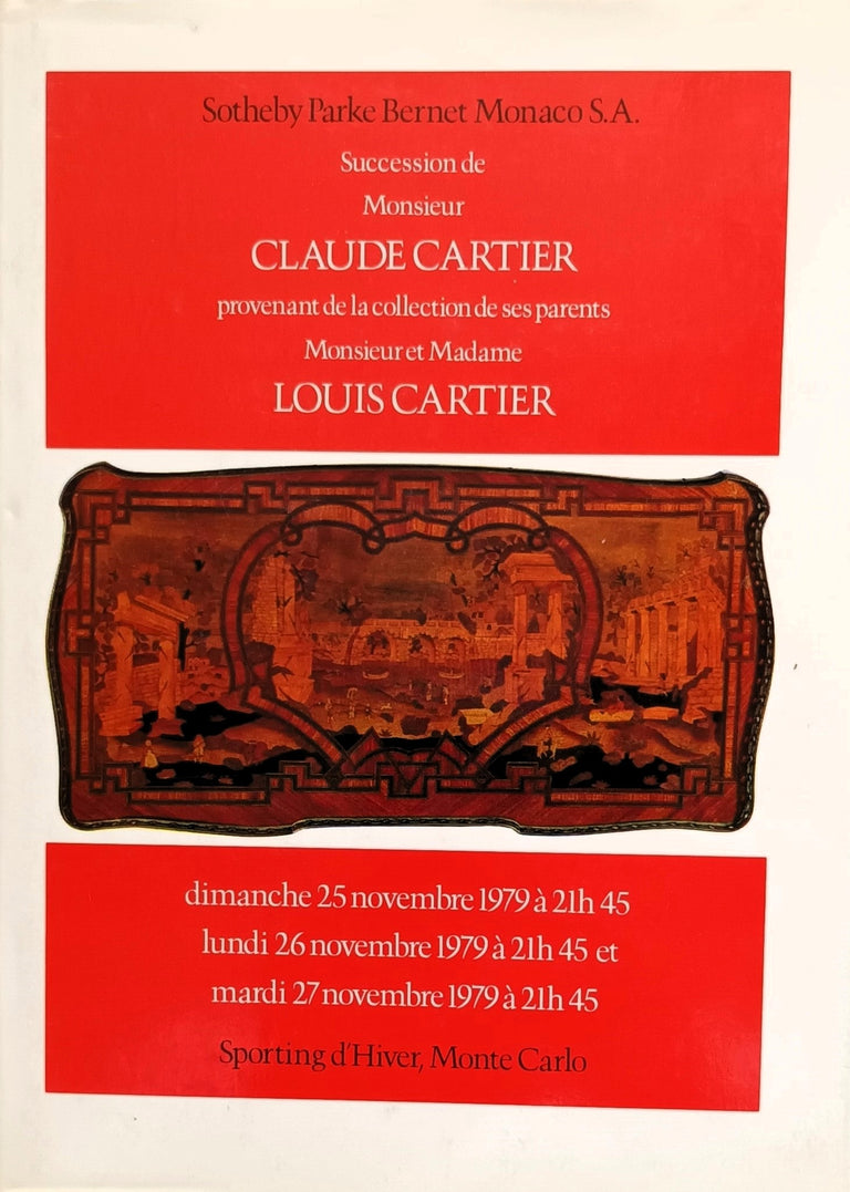 S CARTIER M 25. 26. 27. 11. 1979