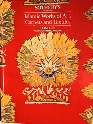 S CHANFRON Islamic W.O.A. Carpets & Textiles L 12. 04. 1989 - AA Copy