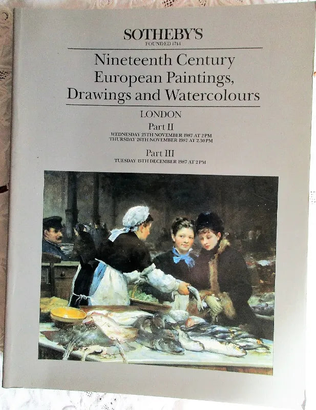 Sotheby's ~ 19th C. Pictures ~ London ~ 25.&26.11. & 15. 12. 1987
