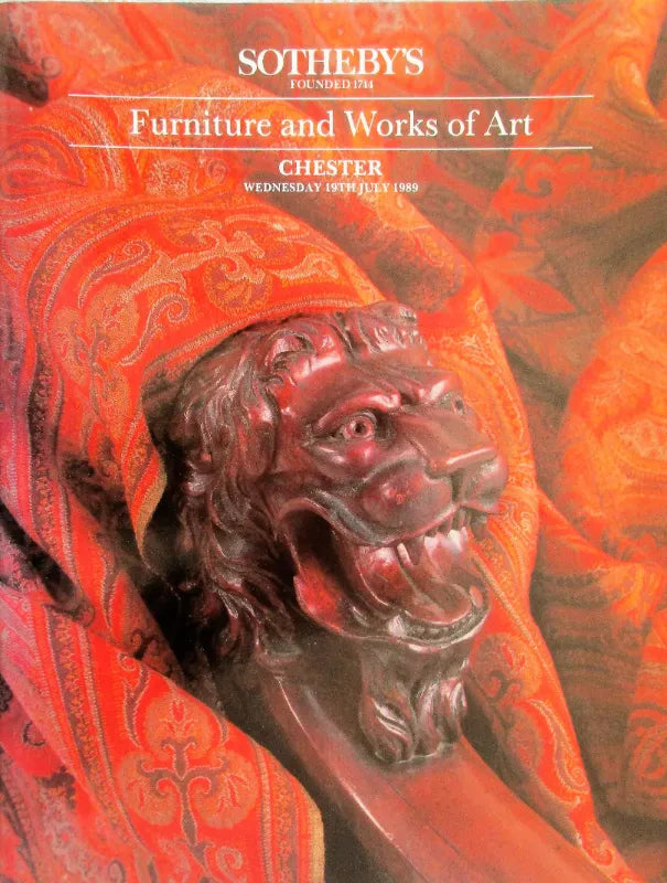 Sotheby's ~ Furniture & Works of Art ~ Chester ~ 19. 07. 1989