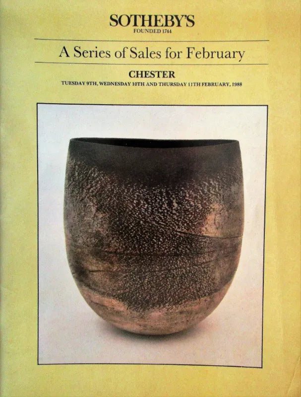 Sotheby's ~ Antiques & Collectables ~ Chester ~11. 02. 1988