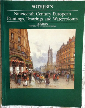 Sotheby's ~ 19th Century European Pictures ~ London ~ 05. 10.1988