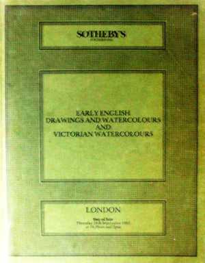 Sotheby's ~ English Drawings and Watercolours ~ London ~ 24. 09. 1987
