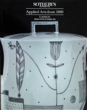Sotheby's ~ Applied Arts from 1880 ~ London ~ 30. 10. 1992