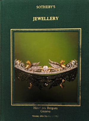 Sotheby's ~ Jewellery ~ Geneva ~ 29. 11. 1982