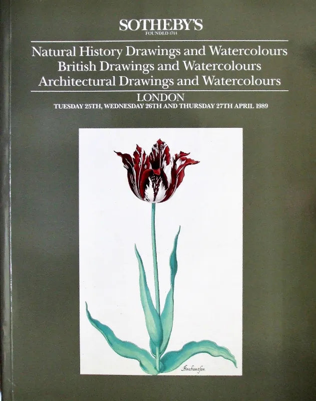 Sotheby's ~ Drawings & Watercolours,  ~ London ~ 25.-27. 04. 1989