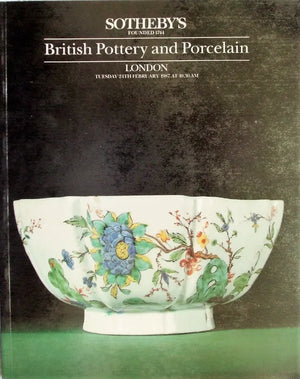 Sotheby's ~ British Ceramics ~ London ~ 24. 02. 1987