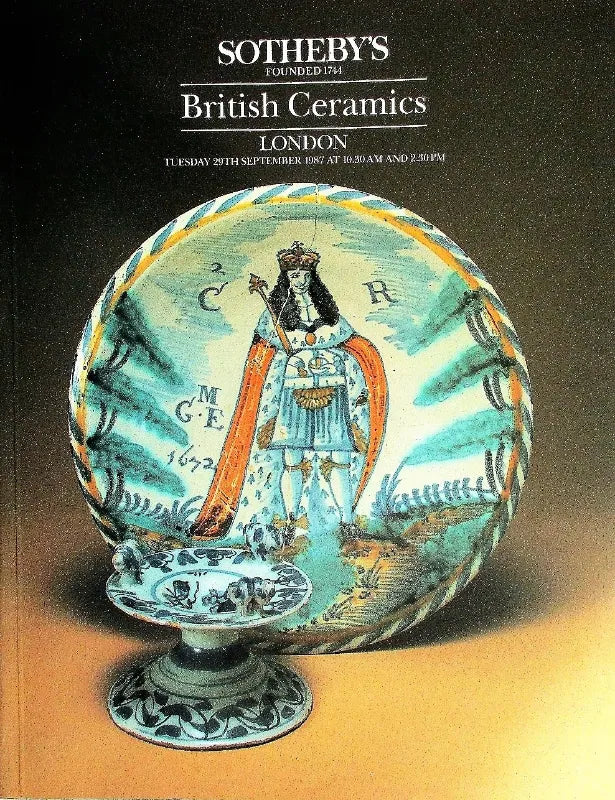 Sotheby's ~ British Ceramics ~ London ~ 29. 09. 1987