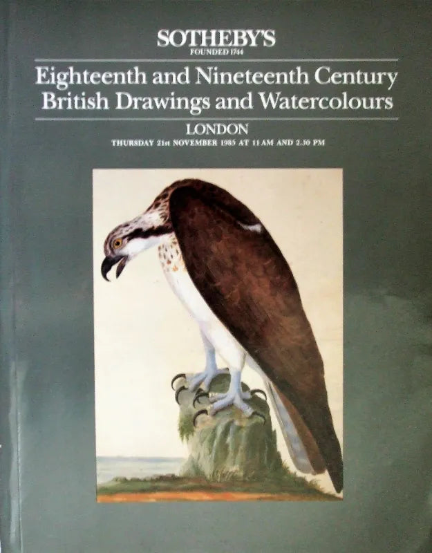 Sotheby's ~ Drawings & Watercolours ~ London ~ 21. 11. 1985