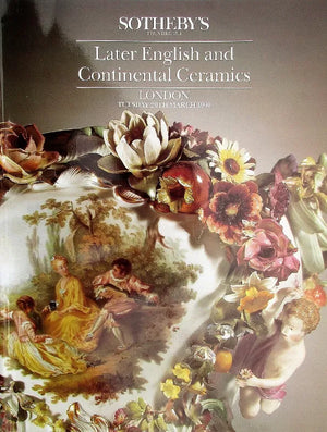 Sotheby's ~ European Ceramics ~ London ~ 20. 03. 1990