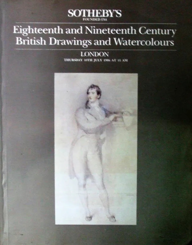 Sotheby's ~ Drawings & Watercolours ~ London ~ 10. 07. 1986