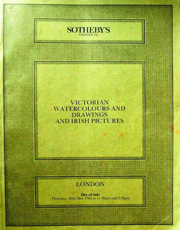 Sotheby's ~ Victorian & Irish Pictures ~ London ~ 30. 05. 1985