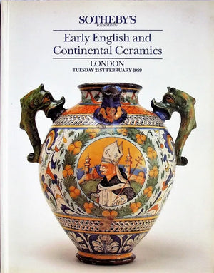 Sotheby's ~ European Ceramics ~ London ~ 21. 02. 1989