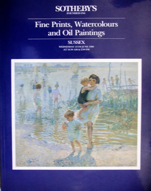 Sotheby's ~ Watercolours & Paintings ~ Sussex ~ 25. 06. 1986