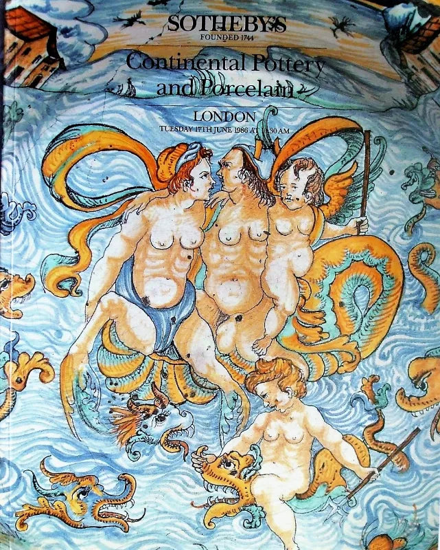 Sotheby's ~ Continental Ceramics ~ London ~ 17. 06. 1986