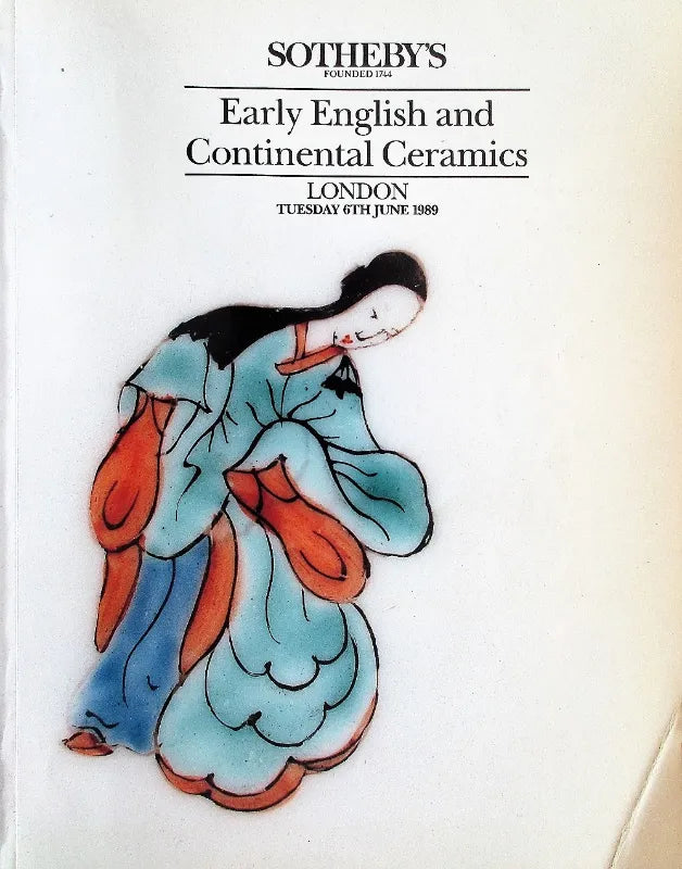 Sotheby's ~ European Ceramics ~ London ~ 06. 06. 1989