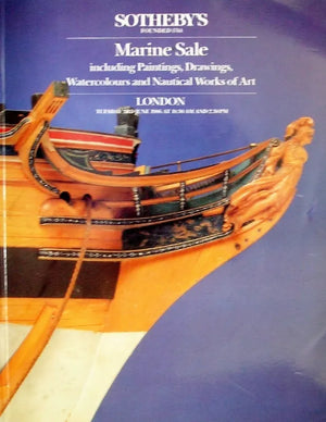 Sotheby's ~ Marine Pictures & W.O.A. ~ London ~ 03. 06. 1986
