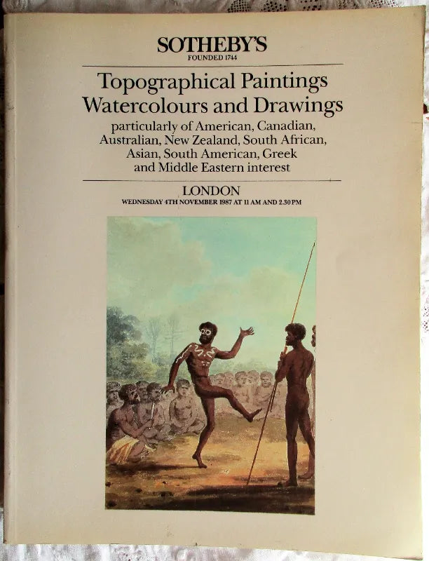 Sotheby's ~ Topographical Paintings, Watercolours and Drawings ~ London ~ 04. 11. 1987