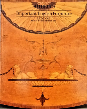 Sotheby's ~ English Furniture ~ London ~ 17. 11. 1989