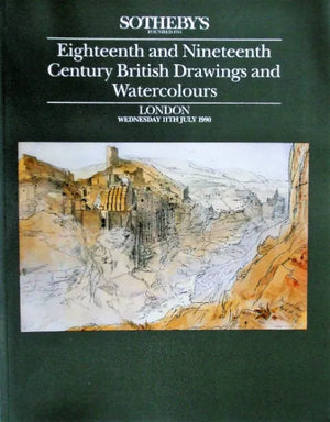 S JED Eighteenth Nineteenth Century British Drawings Watercolours L 11. 07. 1990