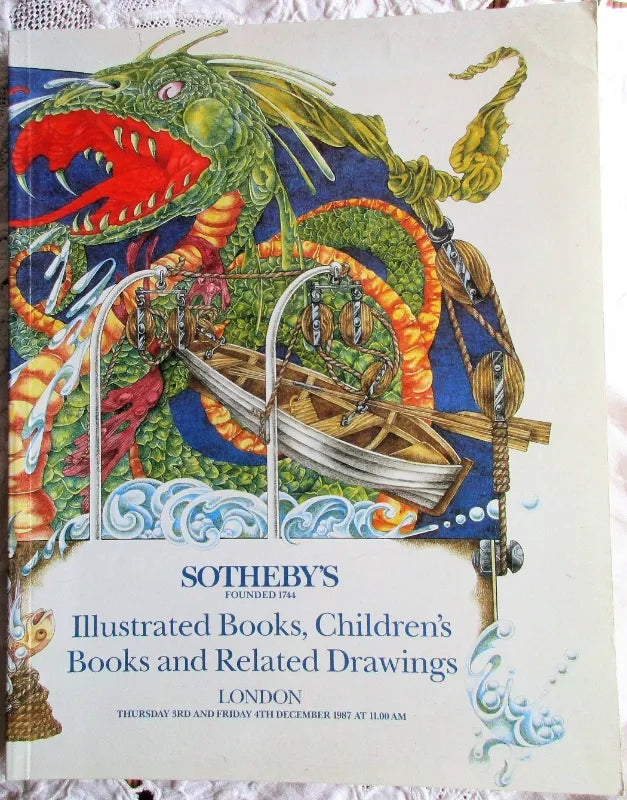 Sotheby's ~ Children's Books ~ London ~ 04. 12. 1987