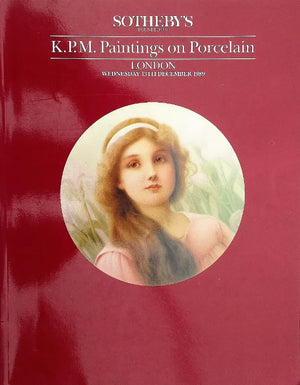 Sotheby's ~ K.P.M. Paintings on Porcelain ~ London ~ 13. 12. 1989