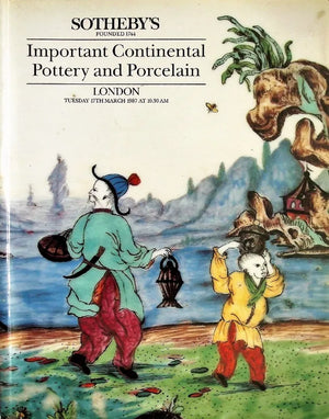 Sotheby's ~ Continental Ceramics ~ London ~ 17. 03. 1987