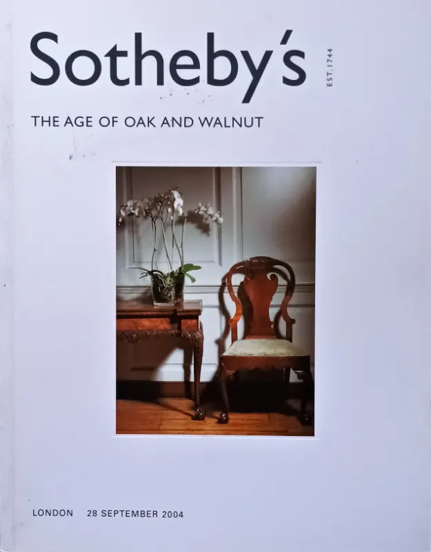 Sotheby's ~ Oak & Walnut Furniture ~ London ~ 28. 09. 2004