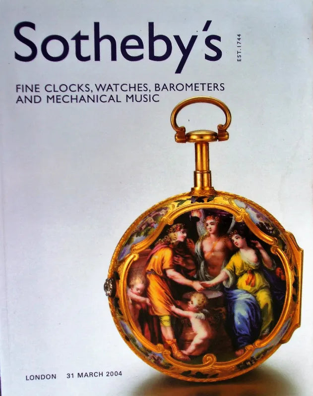 Sotheby's ~ Clocks, Watches, Barometers ~ London ~ 31. 03. 2004