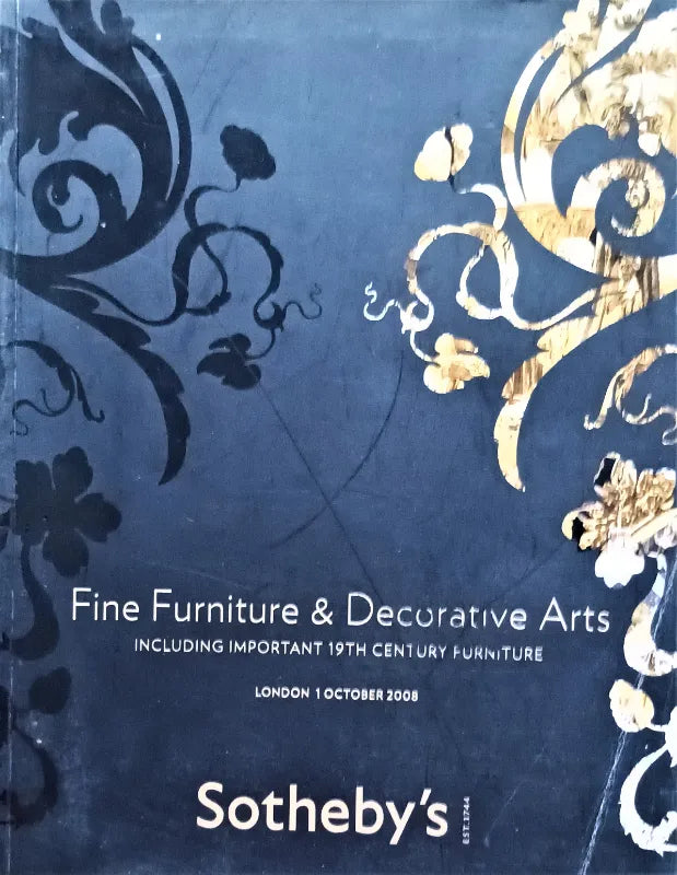 Sotheby's ~ Furniture, Decorative Arts ~ London ~ 01. 10. 2008