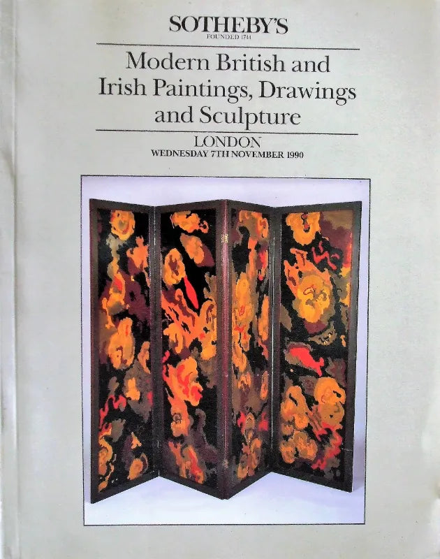 Sotheby's ~ Modern British and Irish Paintings, Drawings and Sculpture ~ London ~ 07. 11. 1990