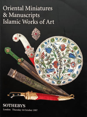 S LN3727 WOLF Oriental Miniatures & Manuscripts Islamic W.O.A. L16. 10. 1997 - AA Copy