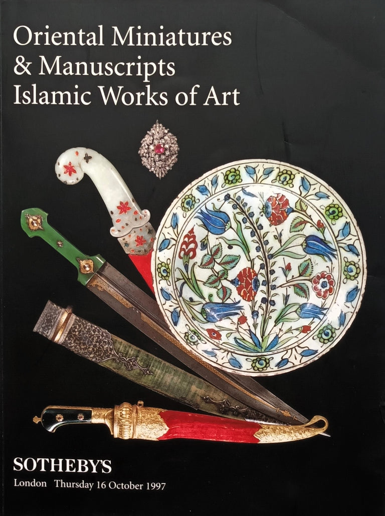 S LN3727 WOLF Oriental Miniatures & Manuscripts Islamic W.O.A. L16. 10. 1997 - AA Copy