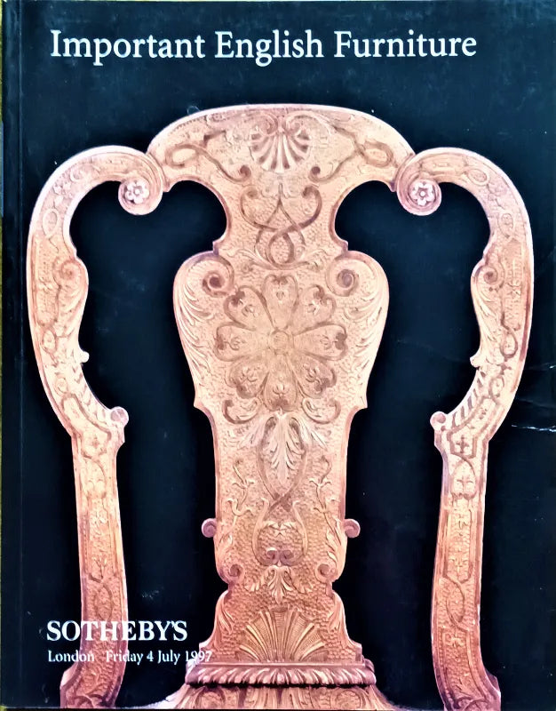 Sotheby's ~ English Furniture ~ London ~ 04. 07. 1997