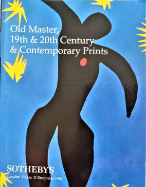 Sotheby's ~ O. M., 19th & 20th C. Prints ~ London ~ 11. 12. 1998