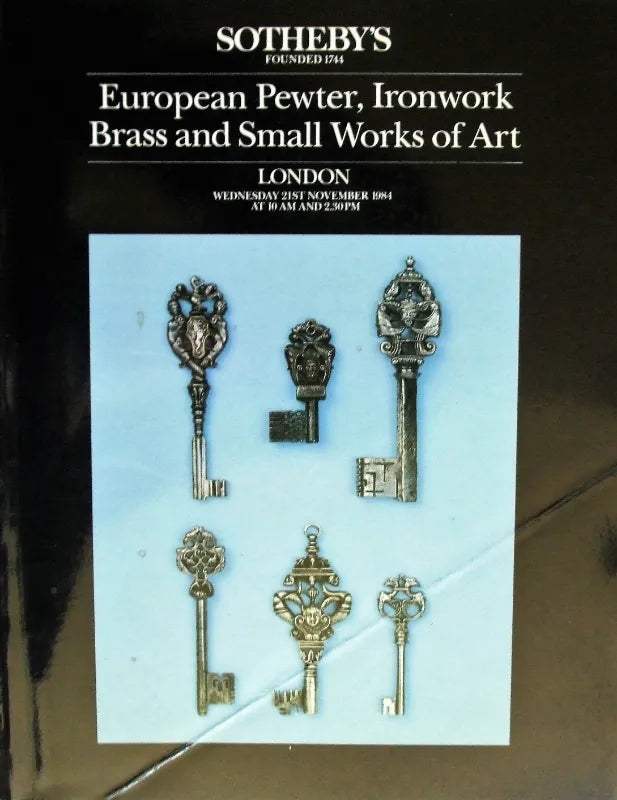 S LUCRETIA European Pewter Ironwork Brass and Small Works of Art L 21. 11. 1984