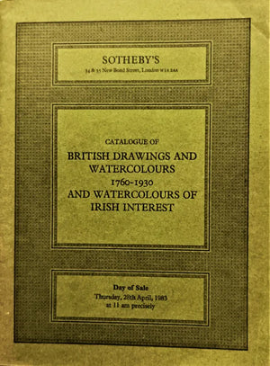 Sotheby's ~ British & Irish Watercolours ~ London ~ 28. 04. 1983