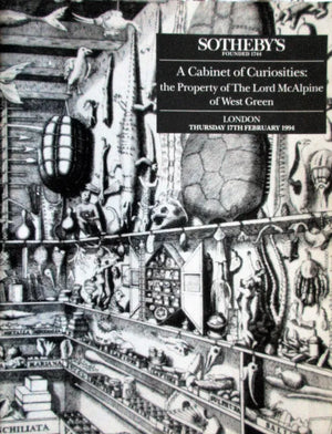 Sotheby's ~ A Cabinet of Curiosities ~ London ~ 17. 02. 1994