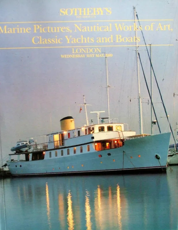 Sotheby's ~ Boats & Nautical Items ~ London ~ 31. 05. 1989