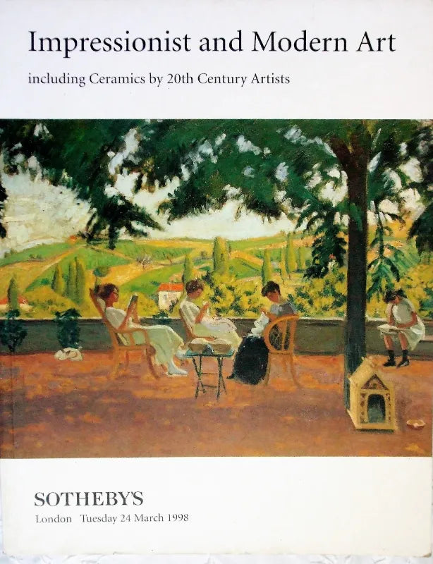 Sotheby's ~ Impressionist & Modern Art ~ London ~ 24. 03. 1998