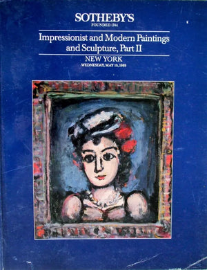 Sotheby's ~ Impressionist and Modern Paintings and Sculpture, Part II ~ New York ~ 10. 05. 1989