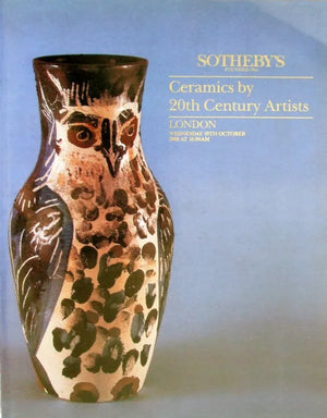 Sotheby's ~ Ceramics by 20th C. Artists ~ London ~ 19. 10. 1988