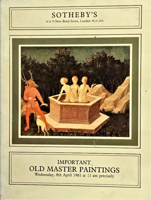 Sotheby's ~ Old Master Paintings ~ London ~ 08. 04. 1981