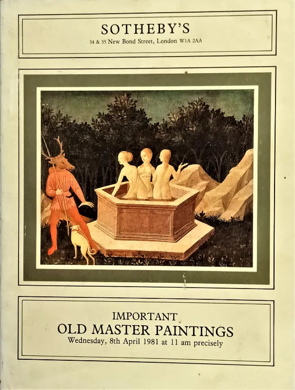 Sotheby's ~ Old Master Paintings ~ London ~ 08. 04. 1981