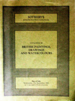 Sotheby's ~ British Pictures ~ London ~ 21. 09. 1983