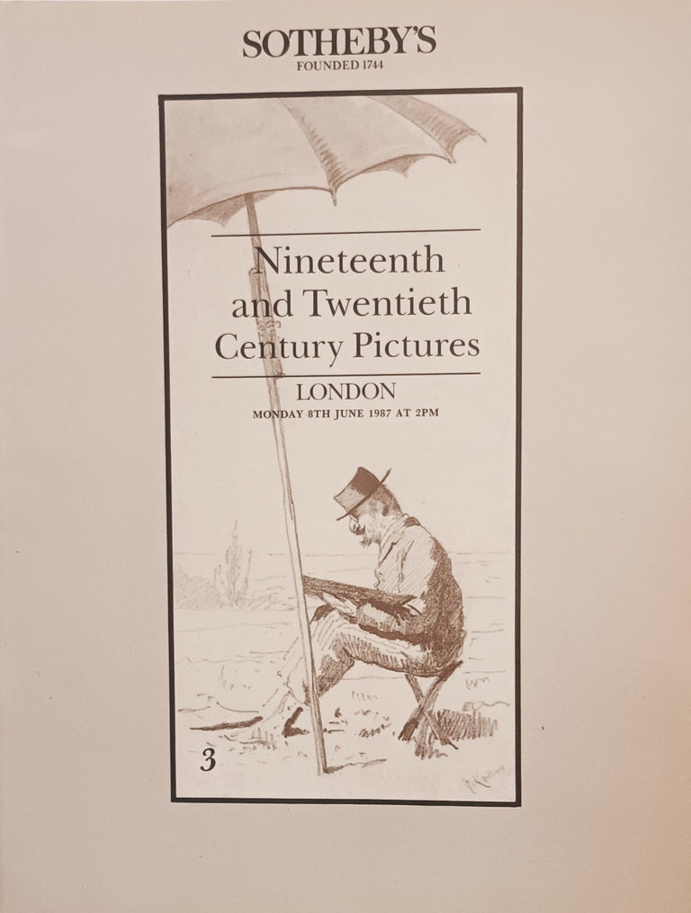 Sotheby's ~ Nineteenth and Twentieth Century Pictures ~ London ~ 08. 06. 1987